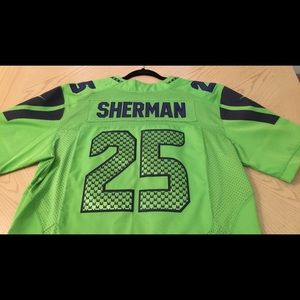 NFL On Field quality color burst Seahawks jersey